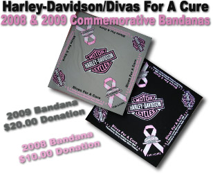 2009 & 2008 H-D/DFAC Commemorative Bandanas