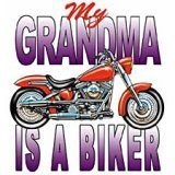 My Grandma Is A Biker