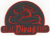 Real Divas Ride - Large Reflective Safety Patch